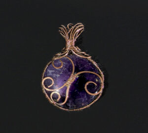 Amethyst Stone Pendant #431