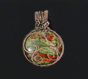 Bloodstone Pendant #414