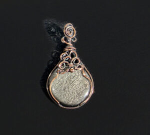 Gold Sheen Obsidian Stone Pendant #401