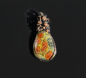 Peanut Obsidian Stone #419