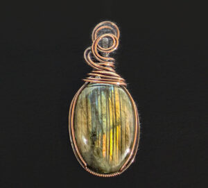 Labradorite Stone Pendant  #74