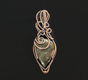 Gold Sheen Obsidian Stone  #02