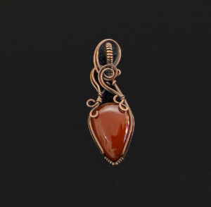 Carnelian Stone Pendant  #84