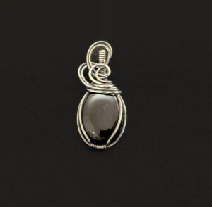 Black Onyx Stone Pendant  #40