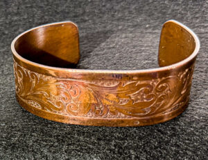 Cuff Bracelet with Texture #439