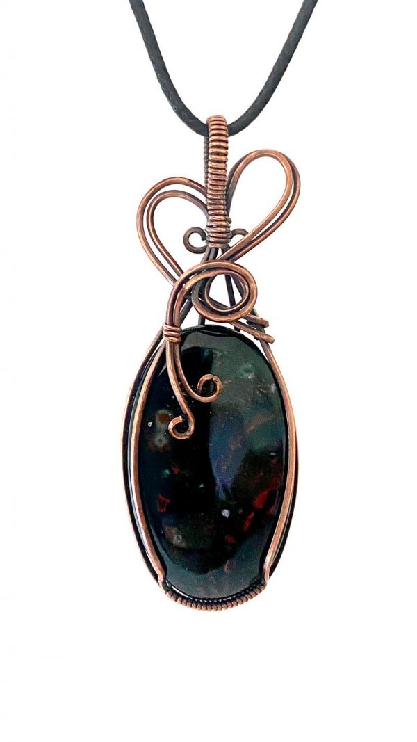 Bloodstone Pendant  #122