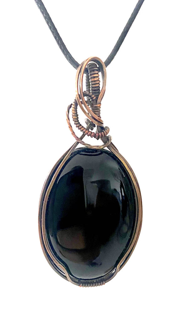 Black Onyx Pendant  #43