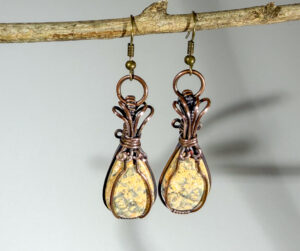 Jasper Stone Earrings  #225