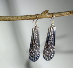 Silverware Earrings #286
